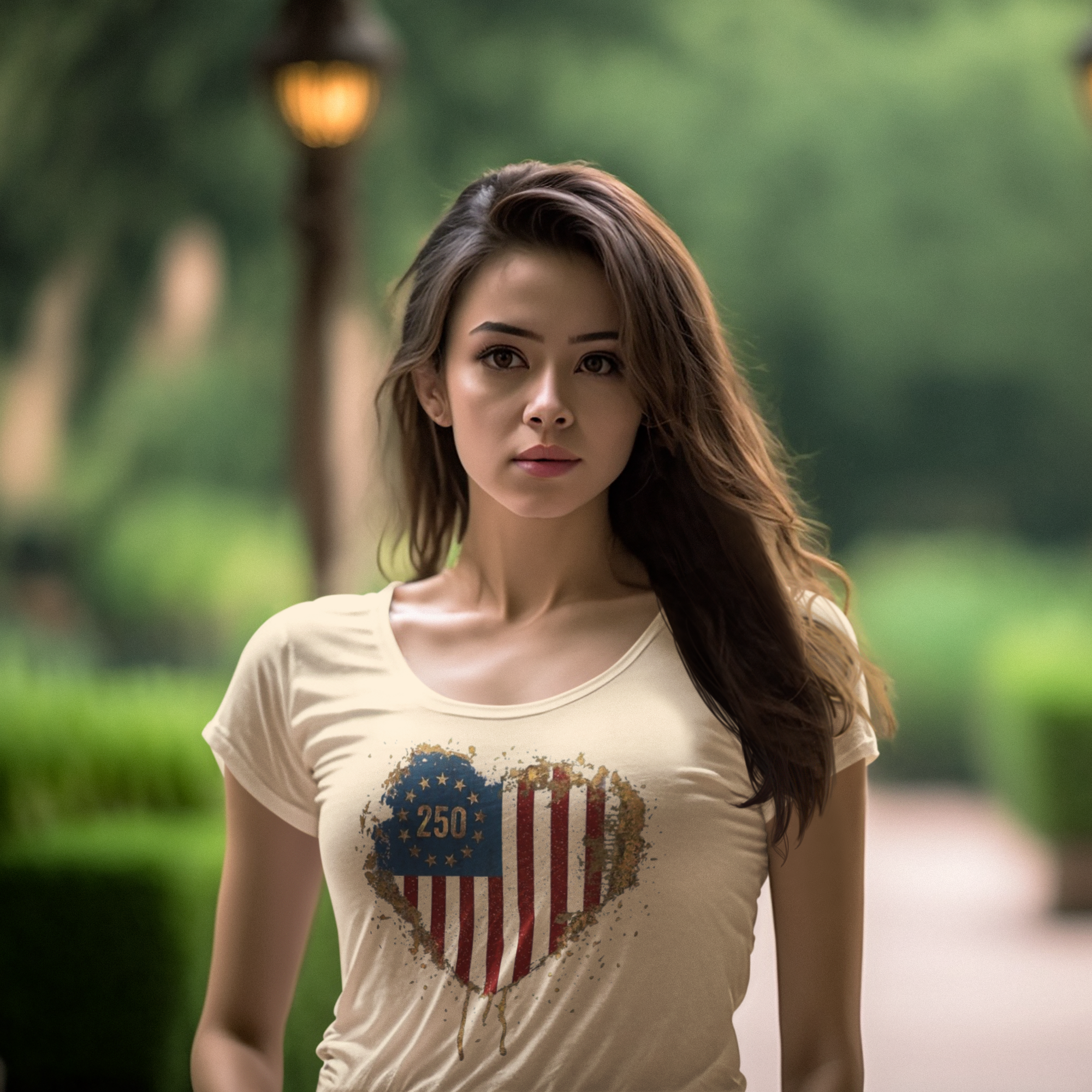 America 250 Betsy Ross Heart Shirt - Limited Edition Patriotic Comfort Tee