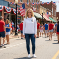 Official 250th Anniversary Patriotic Quarter-Zip Pullover