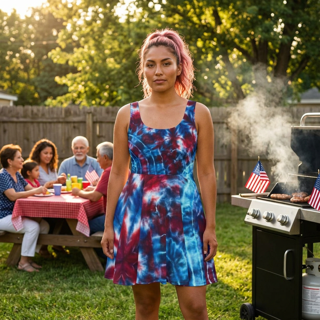 Official 250th Anniversary Patriotic Skater Dress