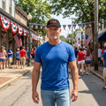 USA Embroidered Dad Cap — Classic Patriotic Baseball Hat