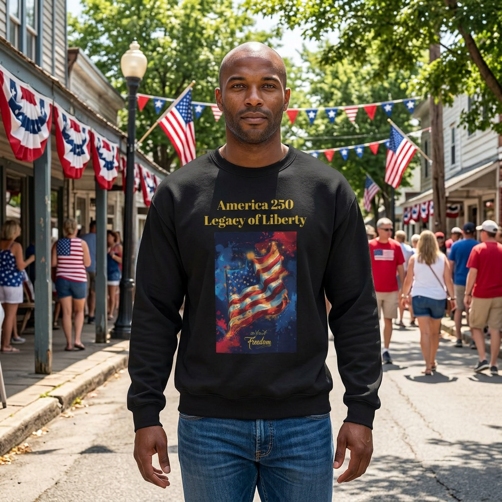 America 250 Years Legacy of Liberty Crewneck Sweatshirt