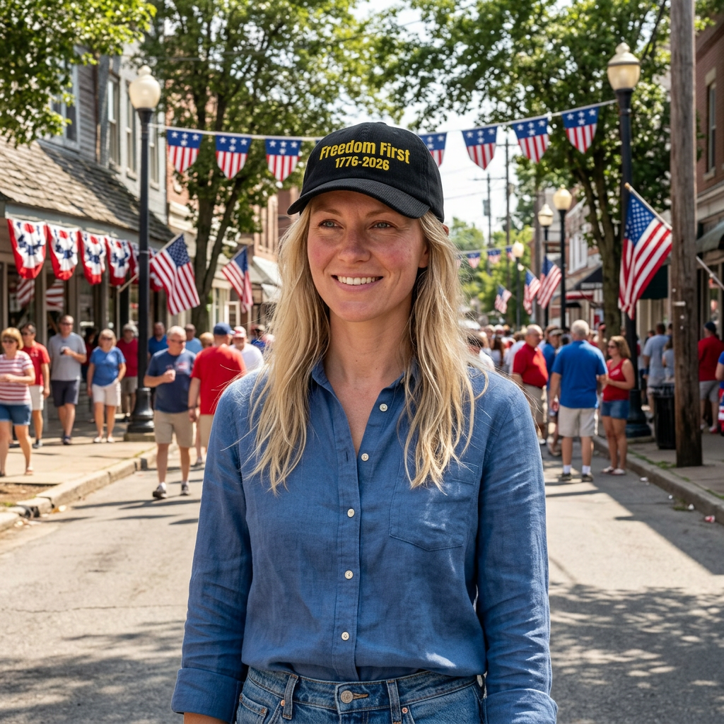 Official USA Freedom First 1776 Betsy Ross Corduroy Hat