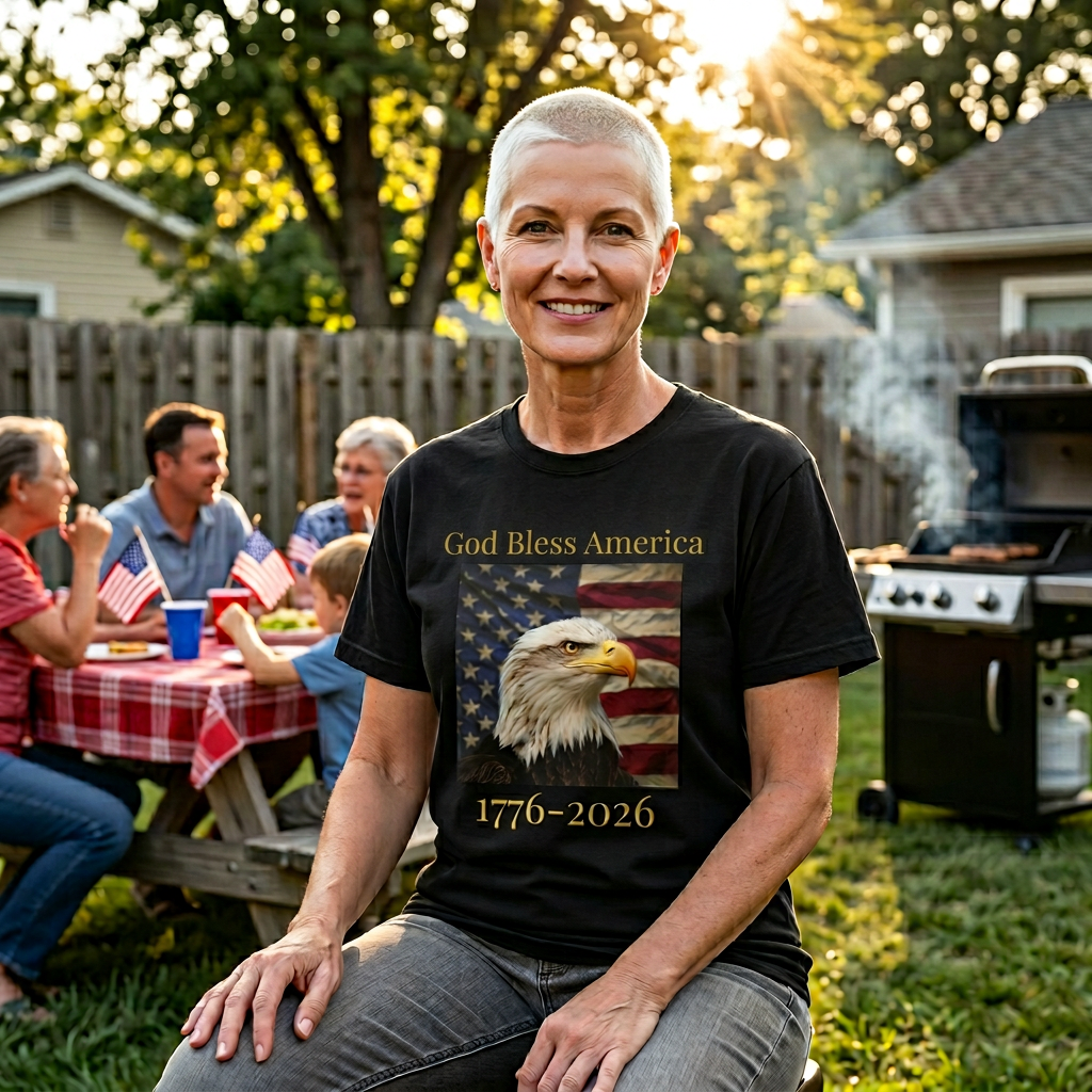 Official 250th Anniversary God Bless America Tee