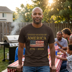 United States of America Patriotic America First T-Shirt | USA Flag