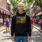 Hoodie - American Flag "Liberty Restored: 1776-2026" Patriotic Pullover