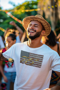 American Flag 76 Anniversary T-Shirt — Vintage Patriotic Tee