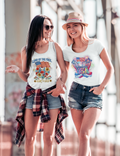 USA Fighter Jet Patriotic Shirt | Women’s Land of the Free Tank Top