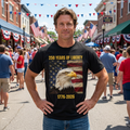 Patriotic Eagle T-Shirt — "I Love the USA 1776–2026"