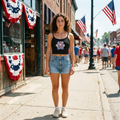 Official USA 250th Anniversary Crop Tank Top