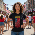 Official 250th Distressed Flag Patriotic Tee