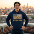 Official 250th Patriotic 'Faith • Family • Freedom' Hoodie