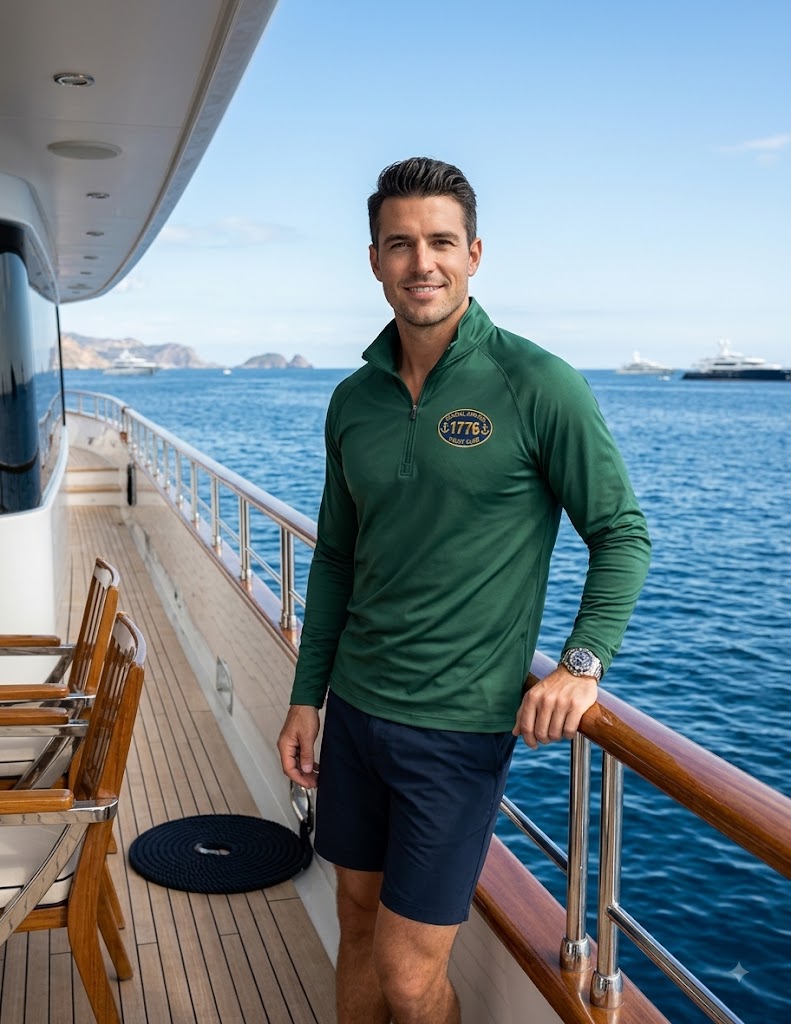 Men's Patriotic 1/4 Zip Pullover | USA Freedom Athletic Sweatshirt