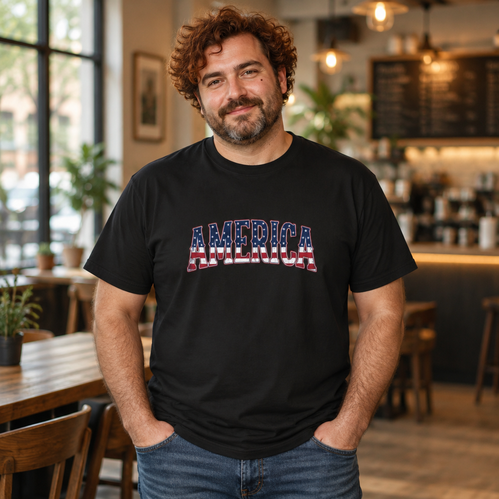 Classic America Patriotic T-Shirt - Unisex Comfort Tee