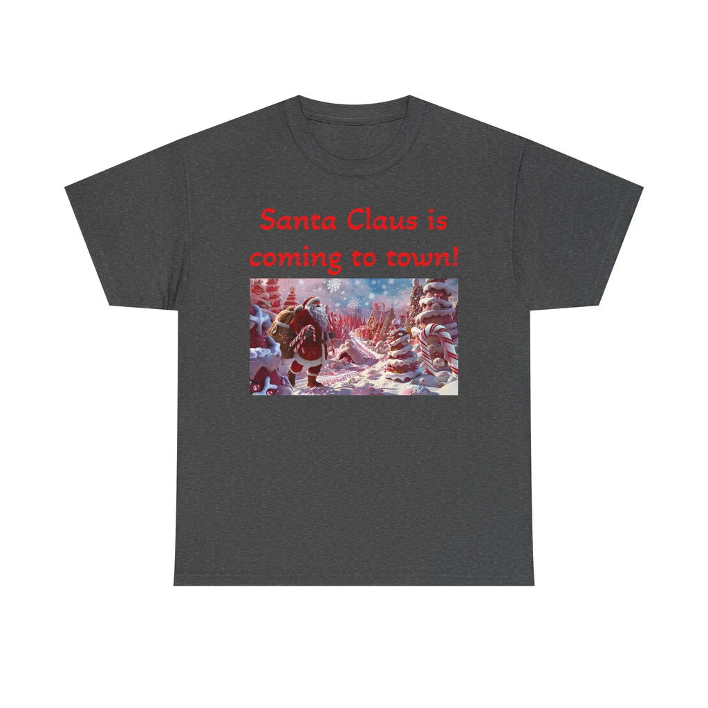Festive Santa Tee, Unisex Christmas Shirt, Holiday Gift for Him/Her, Fun Santa Claus T-Shirt, Winter Wear, Family Gathering Apparel - 250 USA Celebration
