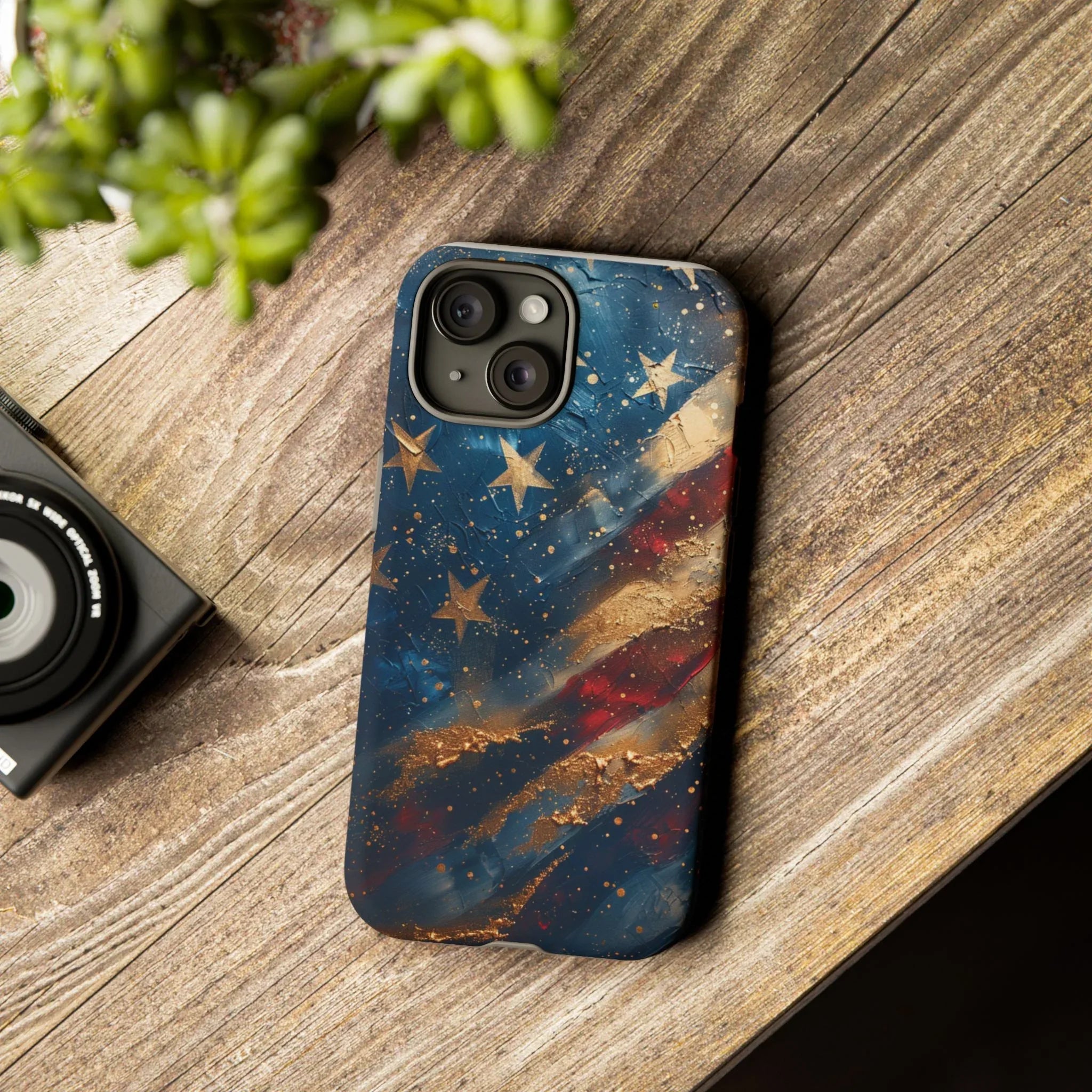 Distressed American Flag phone case | tough cases - 250 USA Celebration
