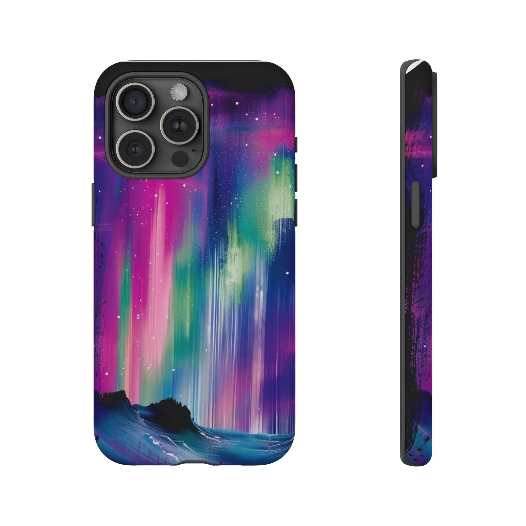 Aurora Borealis Phone Case | Tough iPhone Case, Northern Lights Sky - 250 USA Celebration