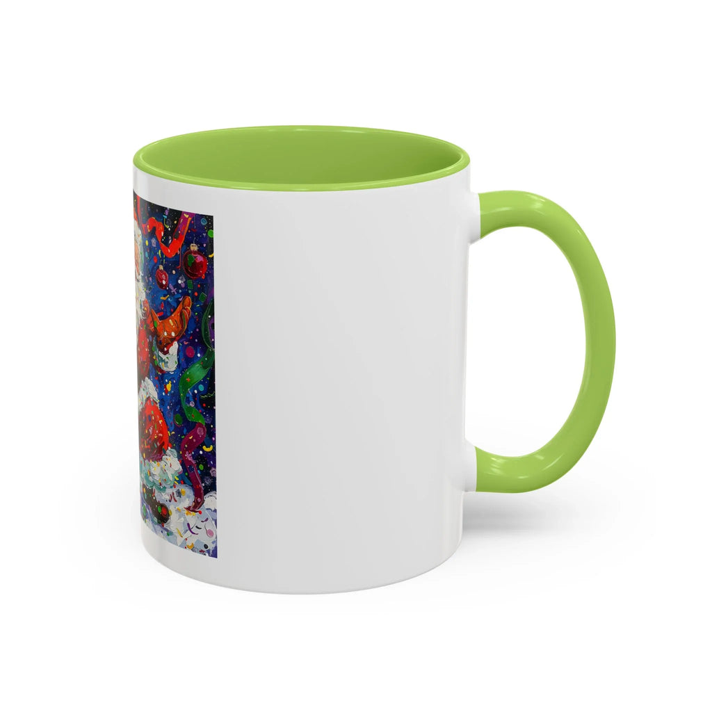 Festive Santa Coffee Mug, Christmas Mug, Holiday Gift Mug, Santa Claus Cup, Winter Decor - 250 USA Celebration