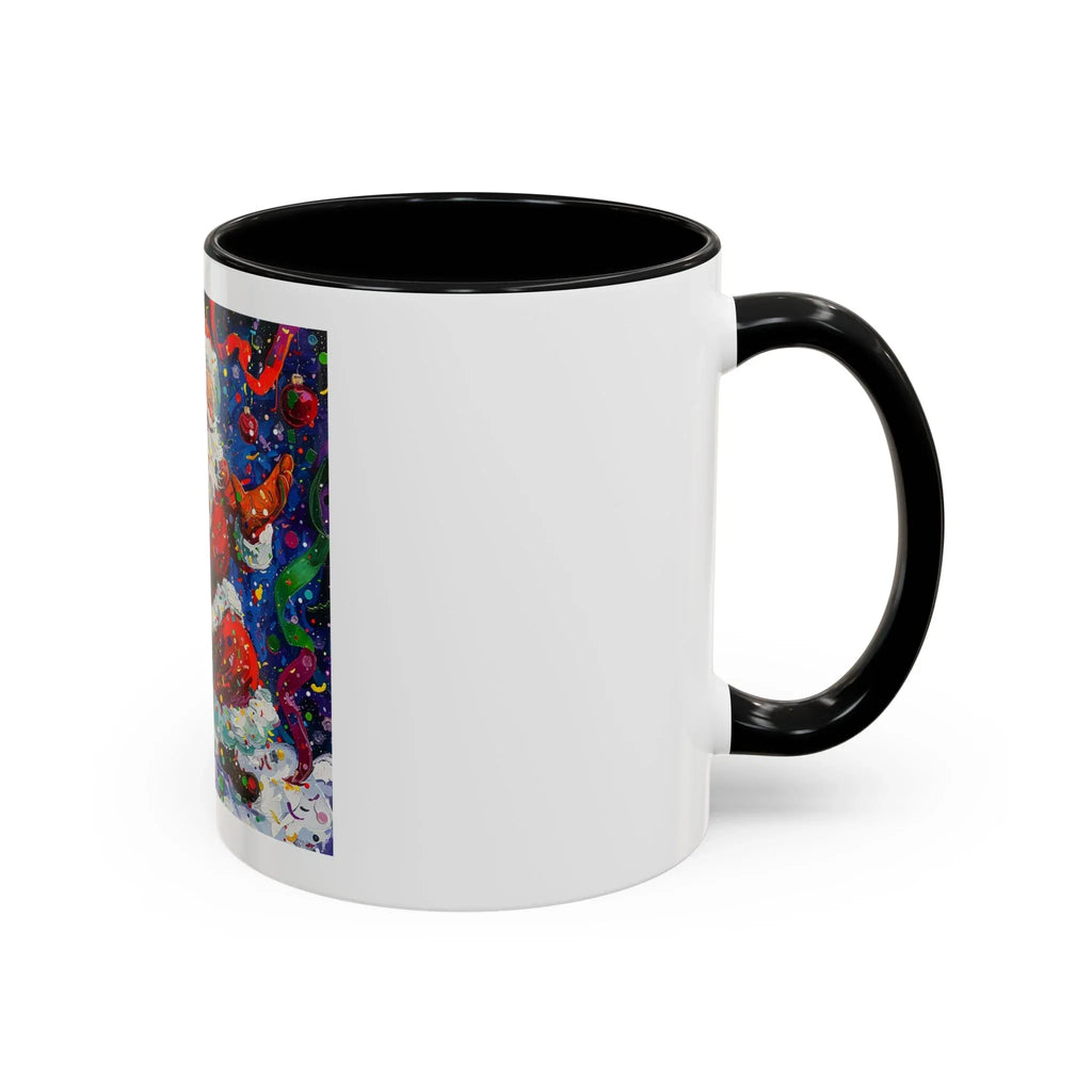 Festive Santa Coffee Mug, Christmas Mug, Holiday Gift Mug, Santa Claus Cup, Winter Decor - 250 USA Celebration