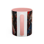 Historical Portrait Accent Mug — Patriotic Vintage-Style Coffee Cup