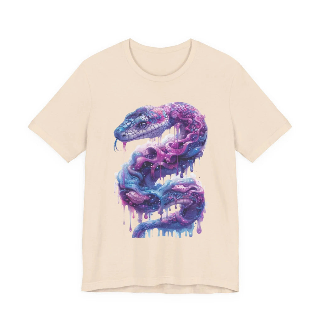 Psychedelic Rainbow Ouroboros Tee | Galaxy Fractal Mushroom Snake - 250 USA Celebration