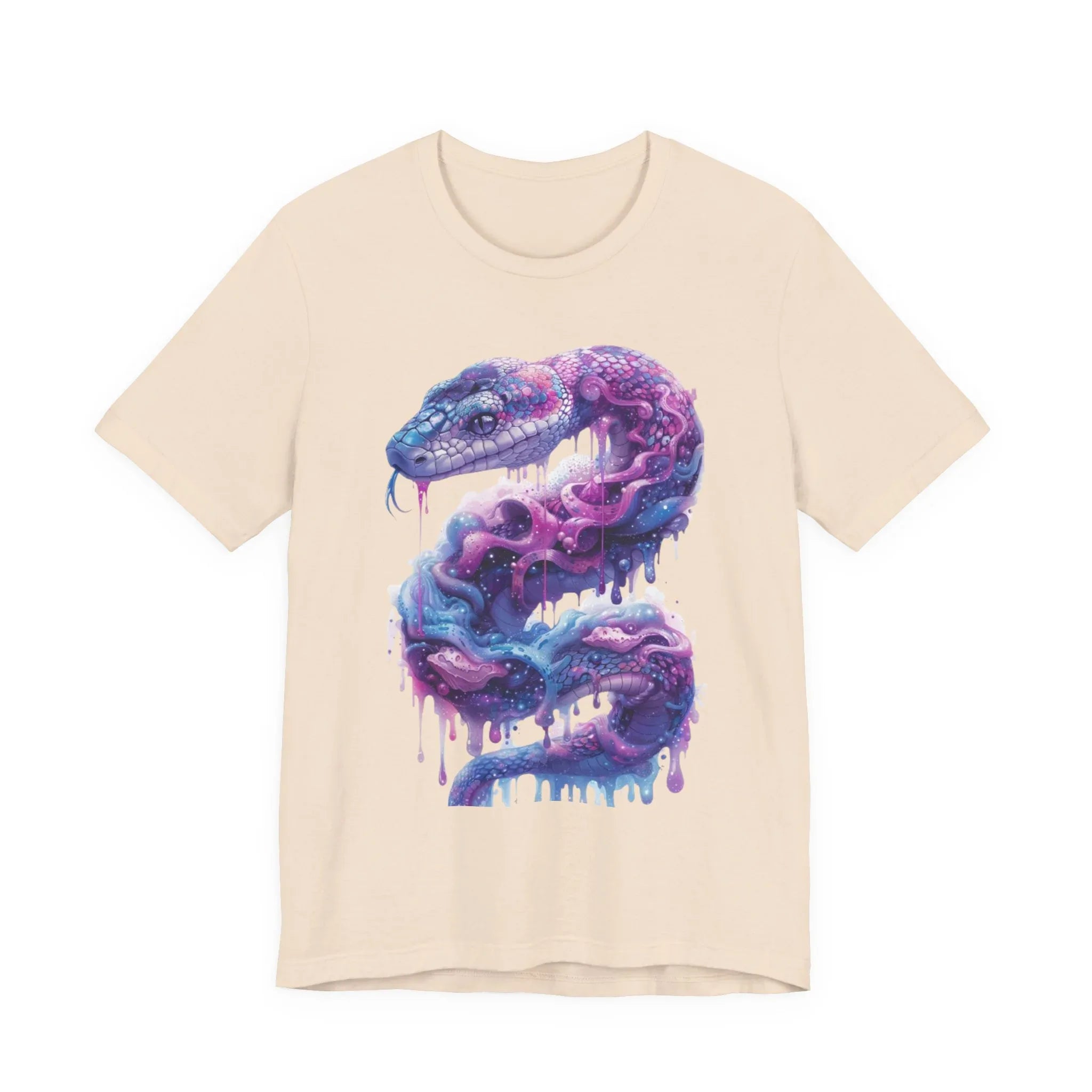 Psychedelic Rainbow Ouroboros Tee | Galaxy Fractal Mushroom Snake - 250 USA Celebration