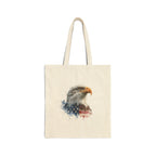 Patriotic Cotton Canvas Tote Bag, Eagle Design, Celebrate America 250, Eco-Friendly Shopping Bag, Gift for USA Lover, 4th of July, [...]