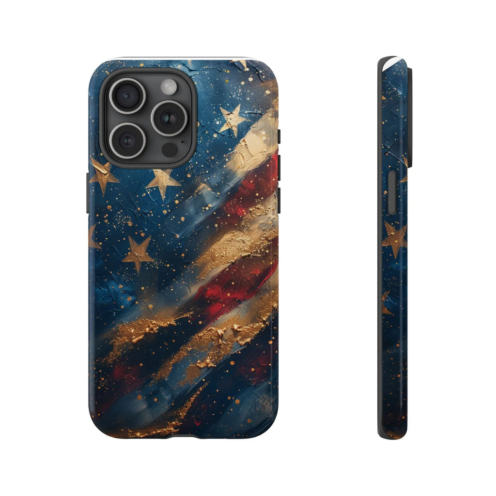 Distressed American Flag phone case | tough cases - 250 USA Celebration