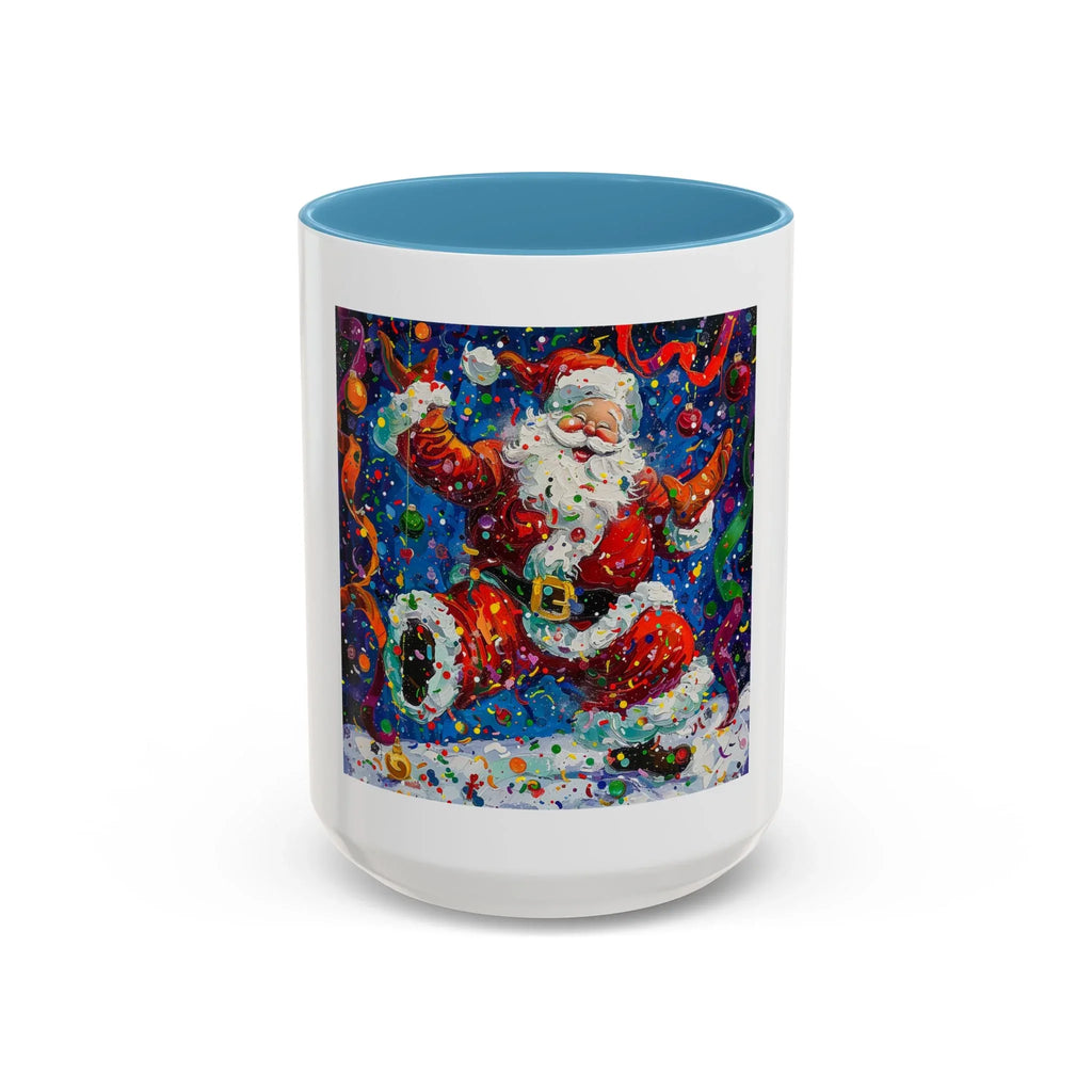 Festive Santa Coffee Mug, Christmas Mug, Holiday Gift Mug, Santa Claus Cup, Winter Decor - 250 USA Celebration