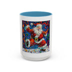 Festive Santa Coffee Mug, Christmas Mug, Holiday Gift Mug, Santa Claus Cup, Winter Decor - 250 USA Celebration