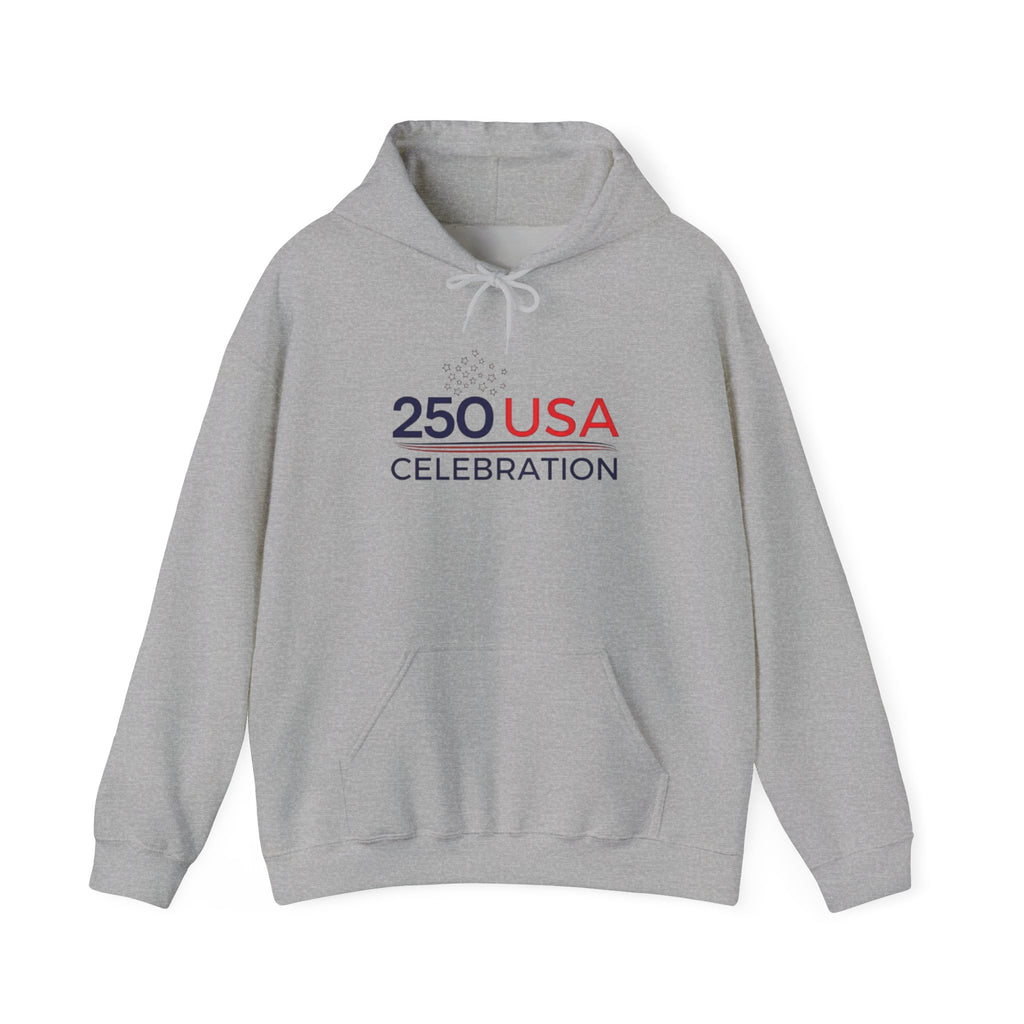 America 250 USA Celebration Hoodie | Official 250th Anniversary Edition 250 USA Celebration Hoodie | Patriotic Anniversary Red White Blue