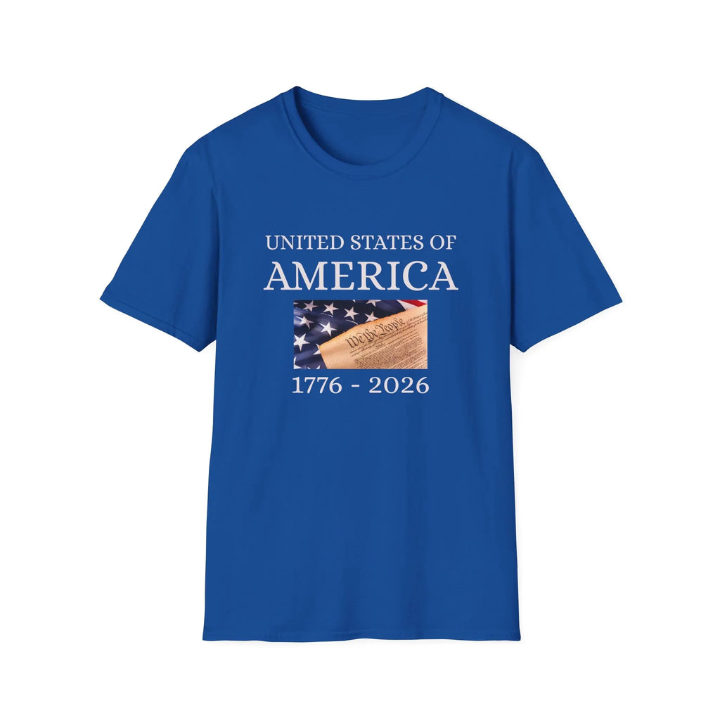 Unisex Softstyle T-Shirt - 250 USA Celebration