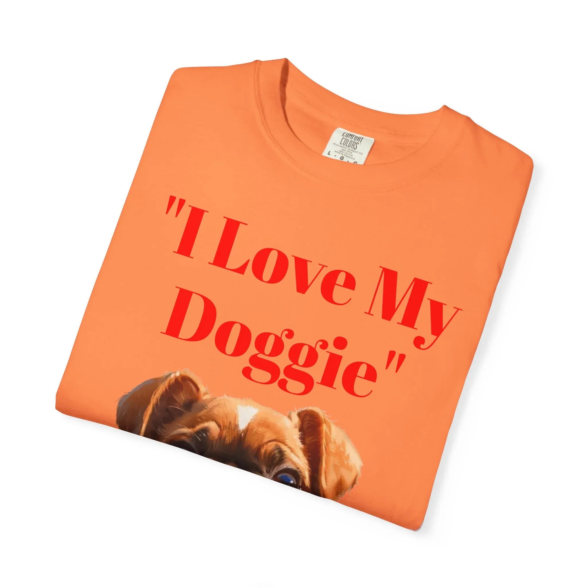 Cute French Bulldog Puppy Holding Red Heart T-shirt | Dog Lover Cartoon - 250 USA Celebration