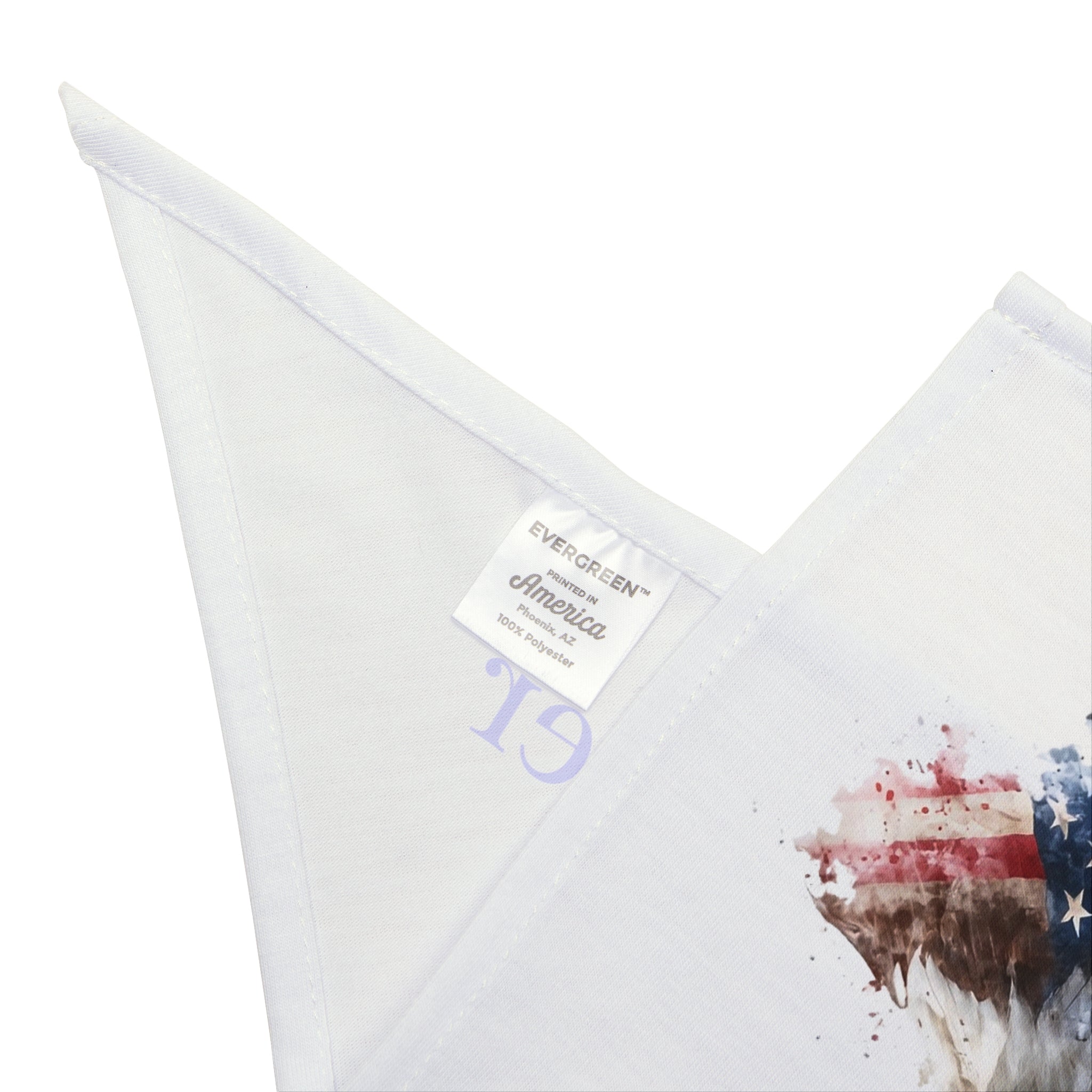 Patriotic Pet Bandana - "Star-Spangled Wagger" Bald Eagle Dog Scarf