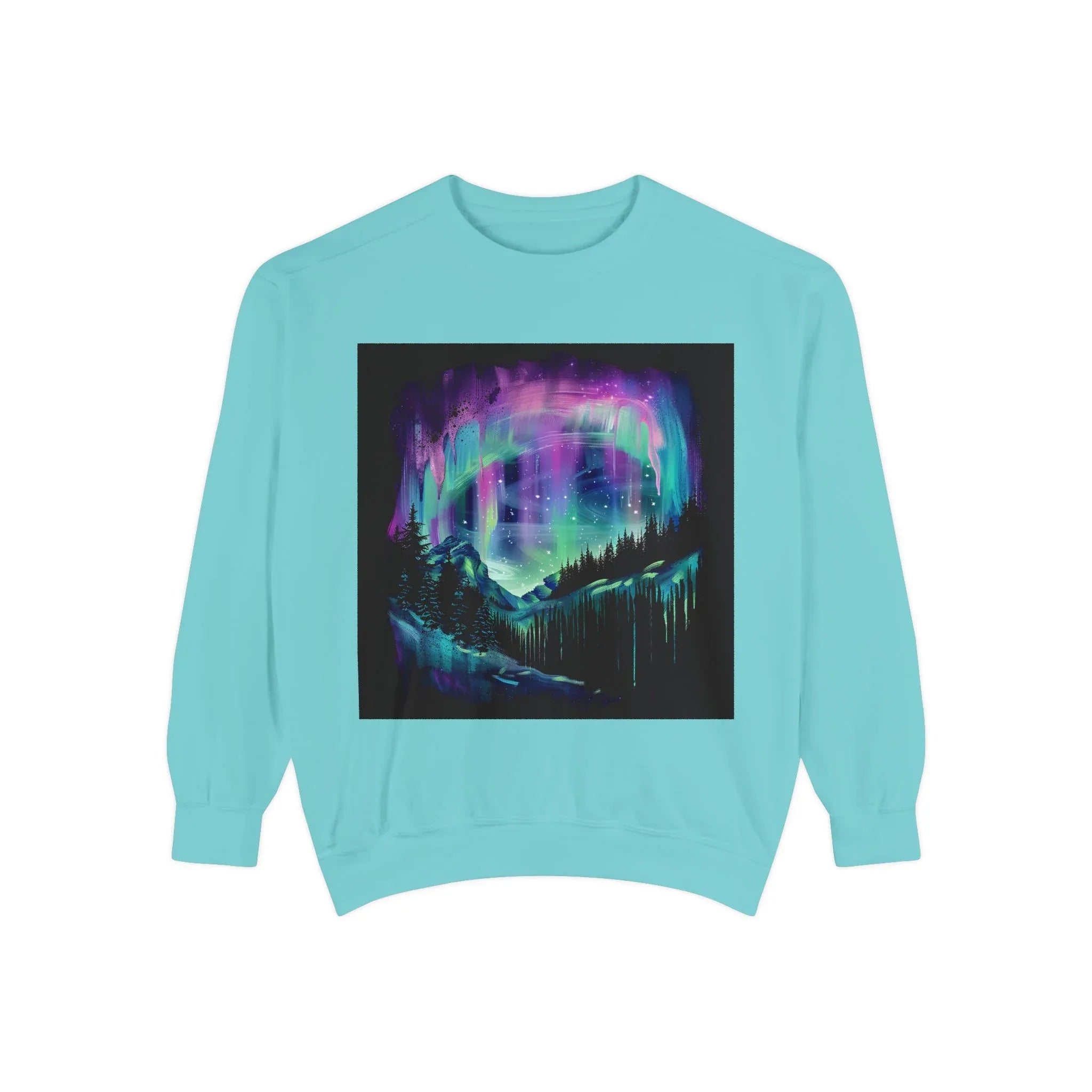Aurora Borealis Sweatshirt | Northern Lights, northern lights t-shirt, aurora borealis tee, northern lights apparel, aurora borealis shirt - 250 USA Celebration