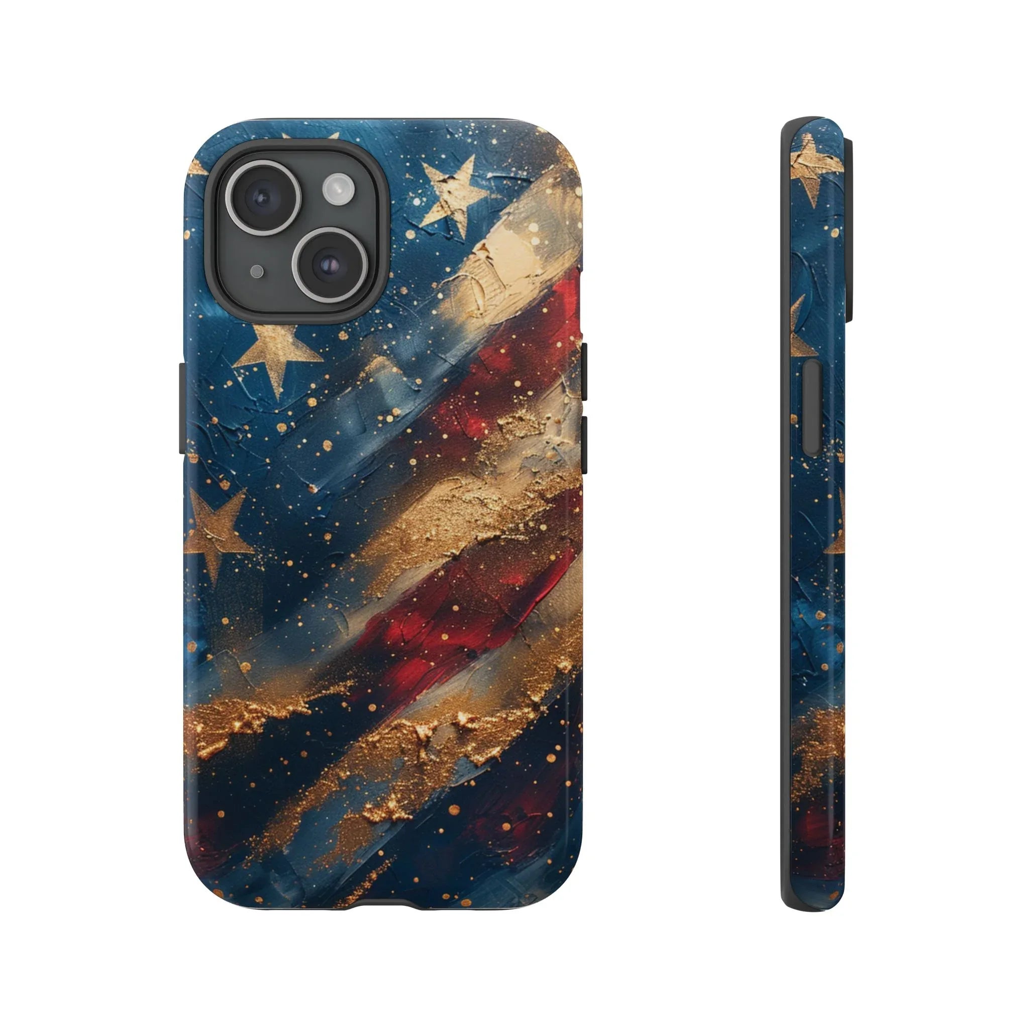 Patriotic Phone Case, Tough Cases with American Flag Design, Stylish Phone Accessories, USA Pride Gift, Durable Cases for All Occasions - 250 USA Celebration
