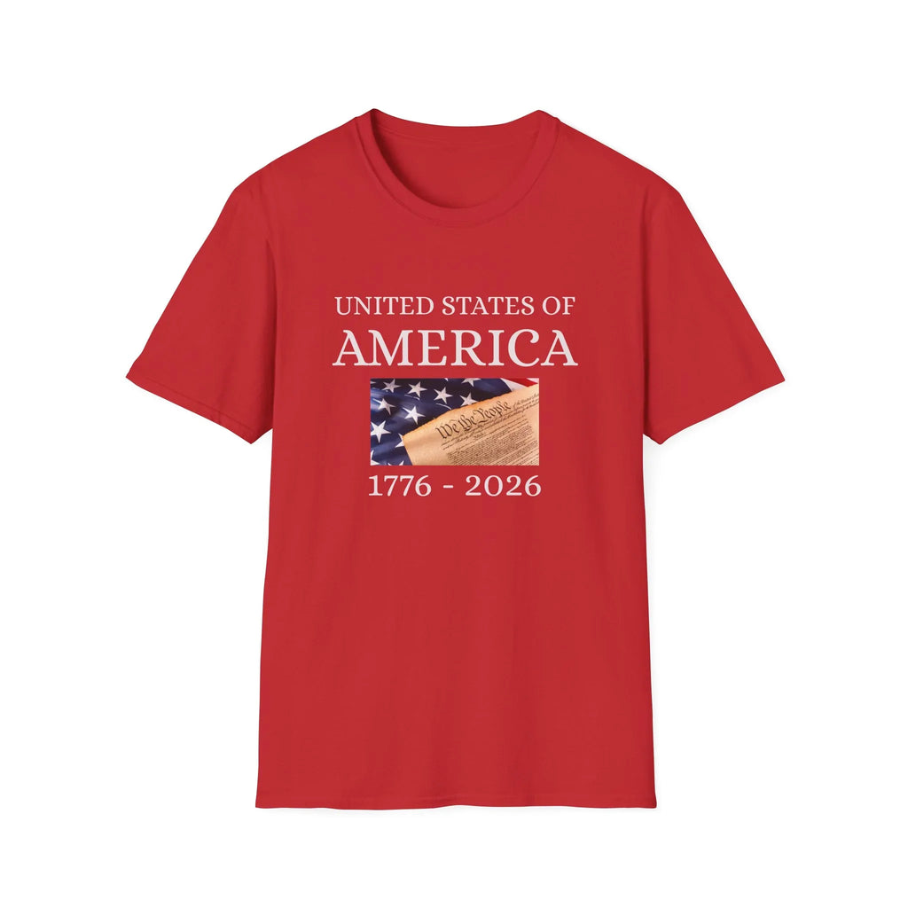 Unisex Softstyle T-Shirt - 250 USA Celebration