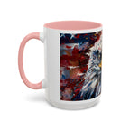 Patriotic Eagle Coffee Mug - Bold American Bald Eagle Art (11/15oz)