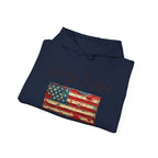 We The People distressed American flag Hoodie | Patriotic Constitution design - 250 USA Celebration