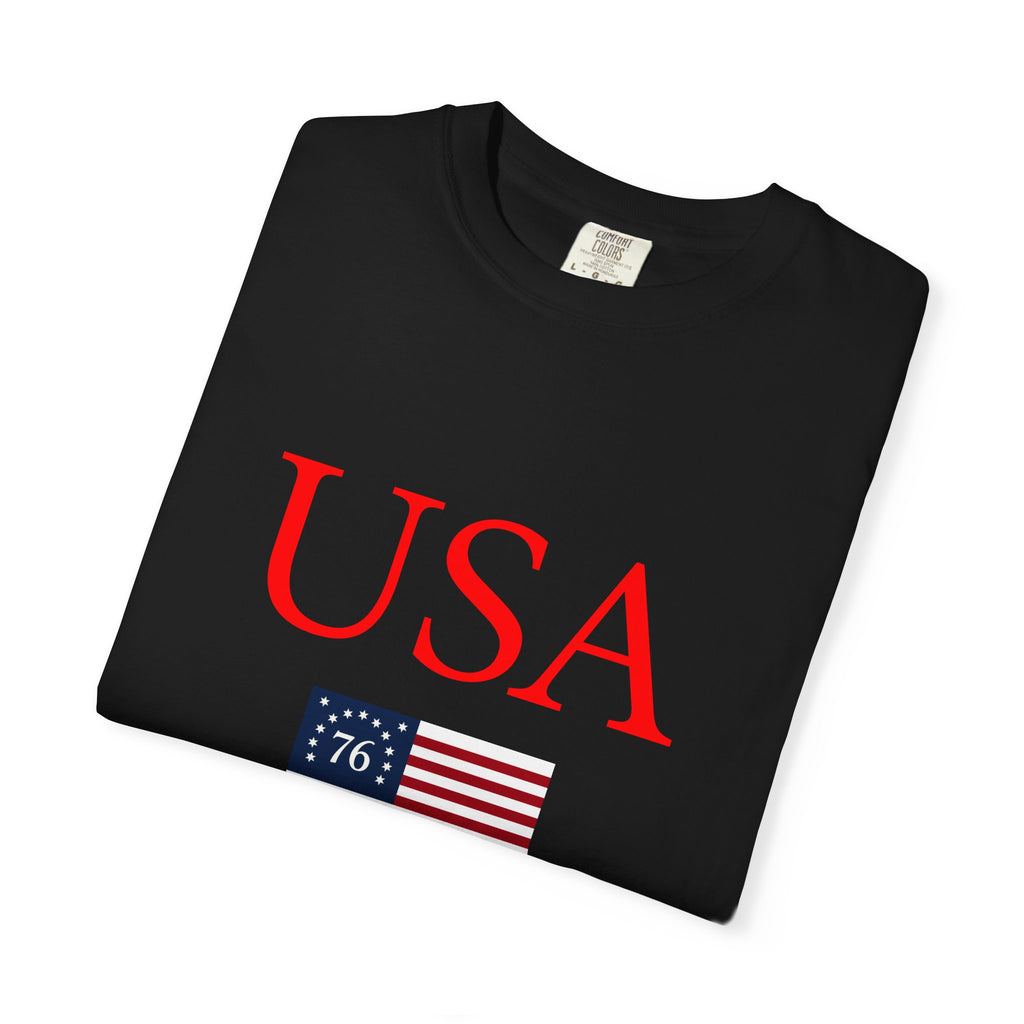 USA 76 Flag T-Shirt Patriotic American Tee