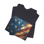 Patriotic Short Sleeve Tee, Unisex Casual Wear, Fourth of July Shirt, Independence Day Gift, Amercan Flag T-Shirt - 250 USA Celebration