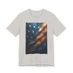 Patriotic Short Sleeve Tee, Unisex Casual Wear, Fourth of July Shirt, Independence Day Gift, Amercan Flag T-Shirt - 250 USA Celebration