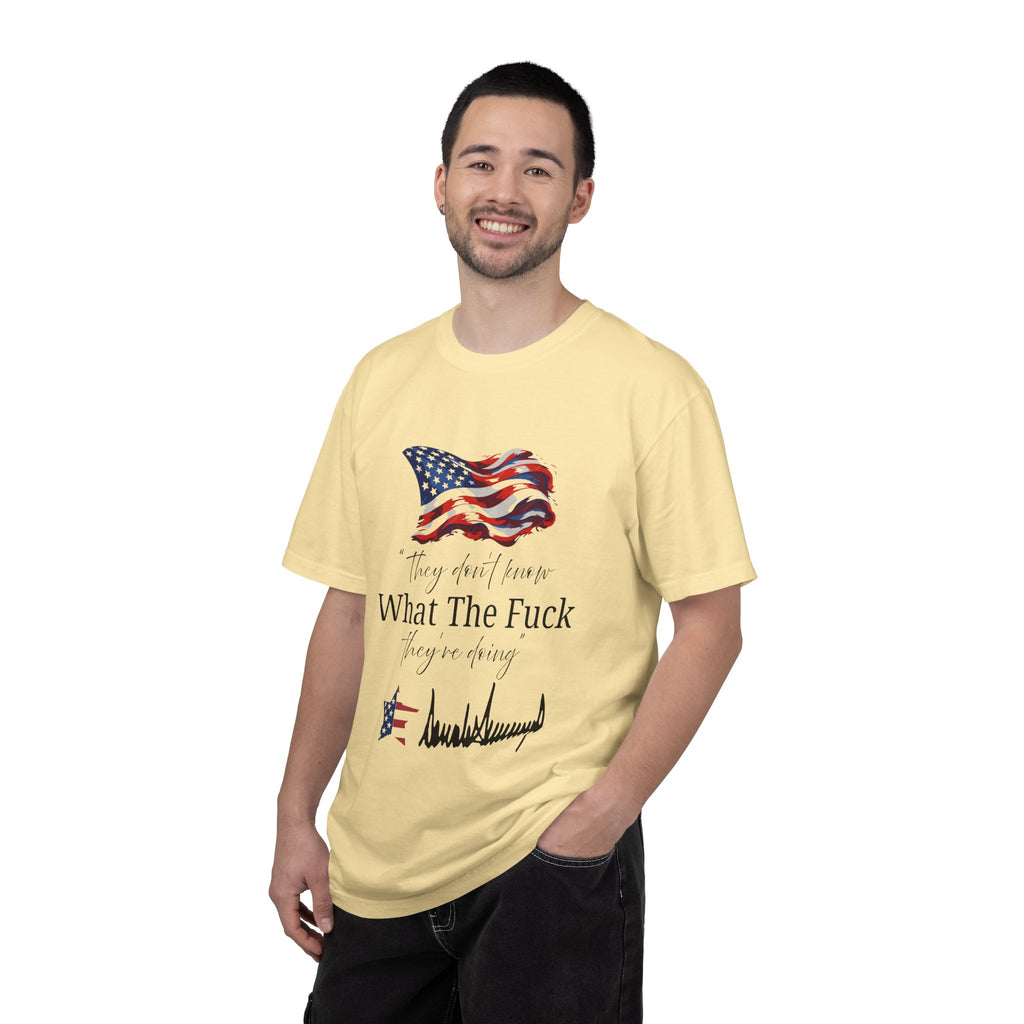 Patriotic Humor T-Shirt - Funny Graphic Tee, Independence Day, Gift for Veterans, Casual Wear, Unique Statement Shirt