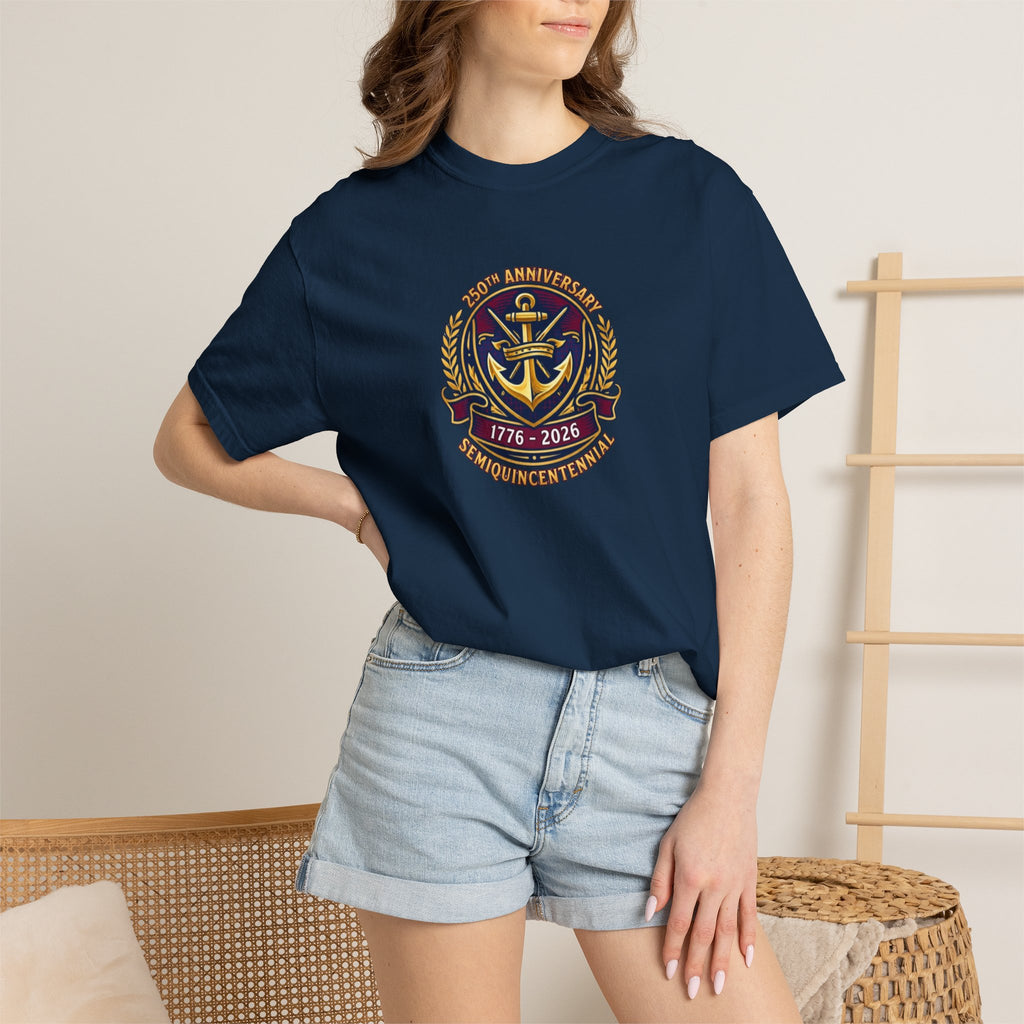 Official 250th Anchor Crest Double-Sided Tee