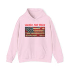 Awake Not Woke Hoodie | Political Statement Sweatshirt - 250 USA Celebration
