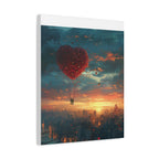 Romantic Canvas Wall Art, Love, Heart Balloon Art, Gift for Couples, Valentines Wall Decor, Valentine's Day Women's Merchandise, Valentines - 250 USA Celebration