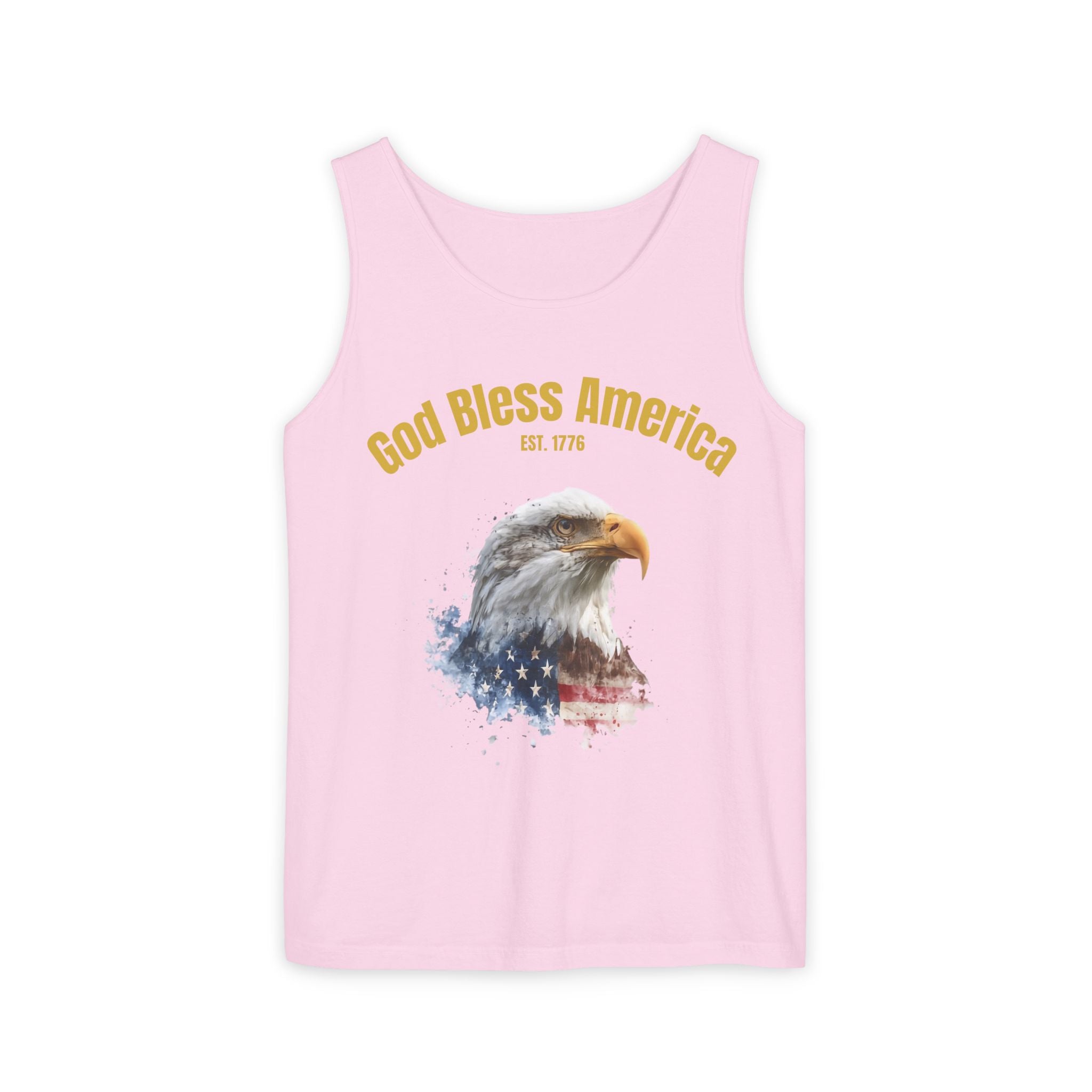 America 250 Tank Top | Official 250th Anniversary Edition American Bald Eagle watercolor flag Tank Top | Patriotic Eagle design