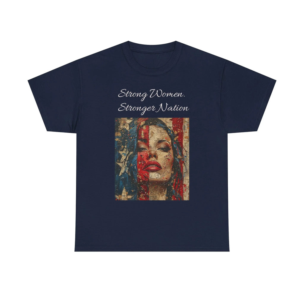 Stylish Retro-Printed Unisex Heavy Cotton Tee, Vintage Art Shirt, Casual Layering Top, Unique Gift for Art Lovers, Relaxed Fit Tee - 250 USA Celebration