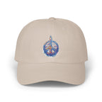 Peace Sign Floral Dad Cap | Watercolor Flower Peace Hat - 250 USA Celebration