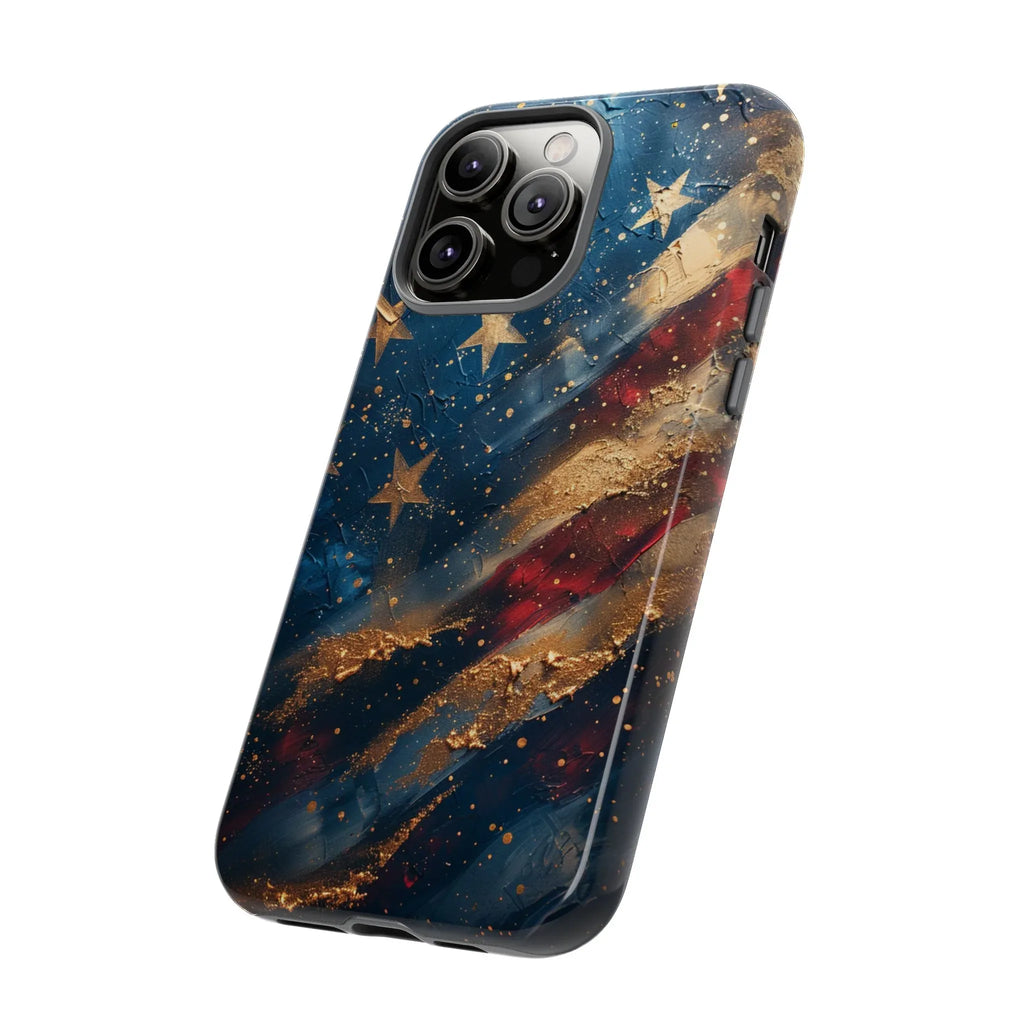Distressed American Flag phone case | tough cases - 250 USA Celebration