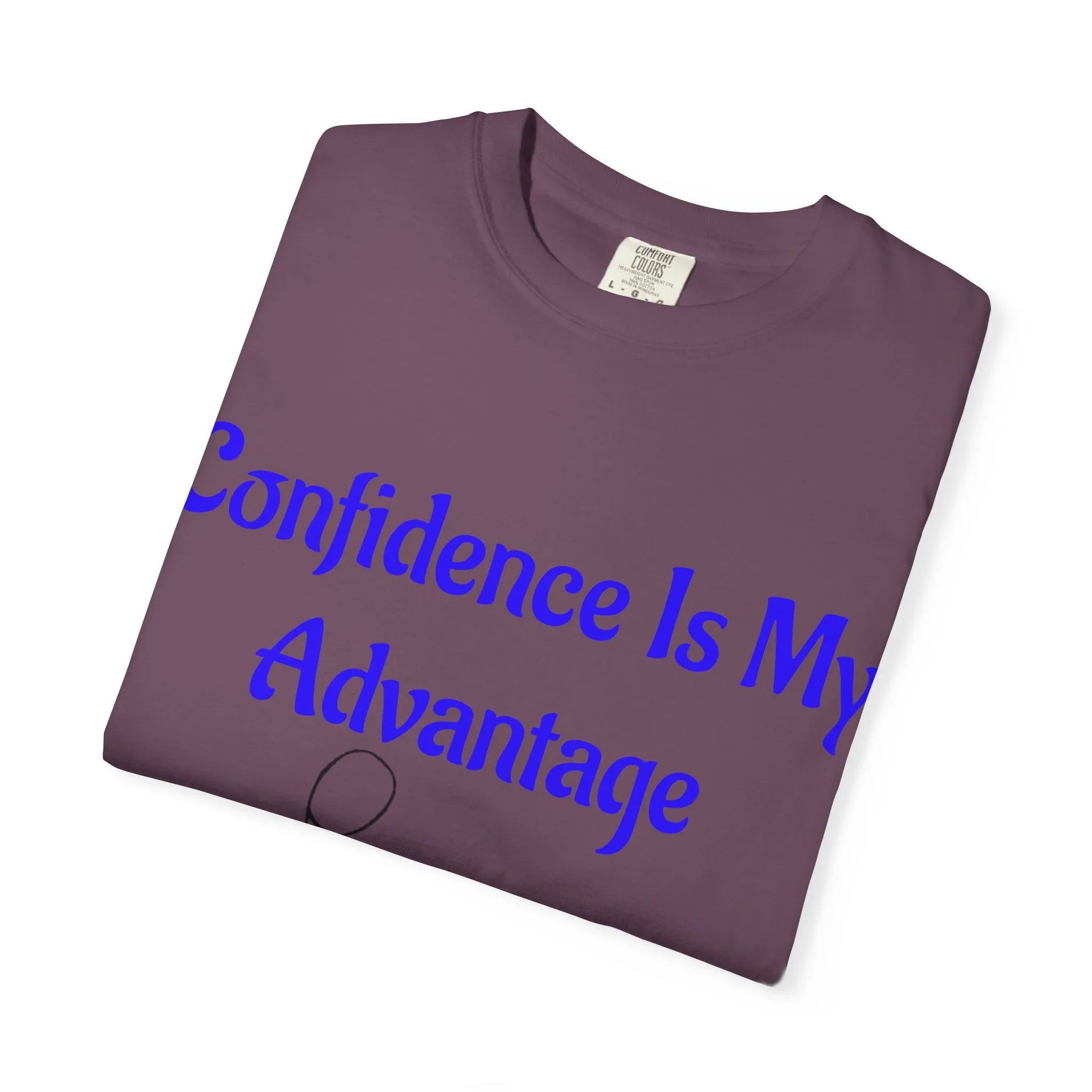 Confidence Is My Advantage Tennis Player T-Shirt | Tennis Quote Tee - 250 USA Celebration